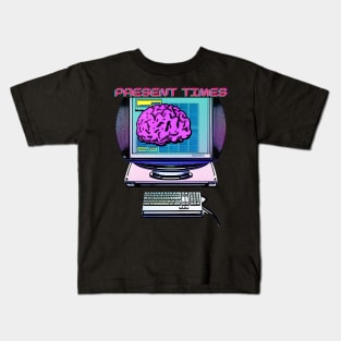 Technological Evolutions: The Mindful Computer Kids T-Shirt